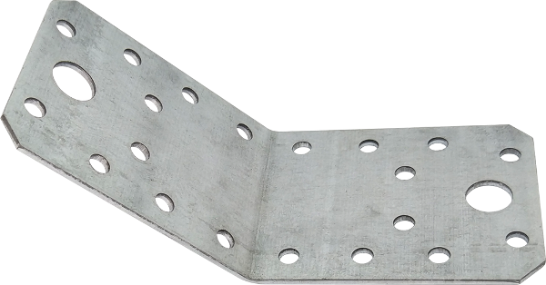 Кутник монтажний перфорований, 135 гр, 105x105x90x2.5 цинк